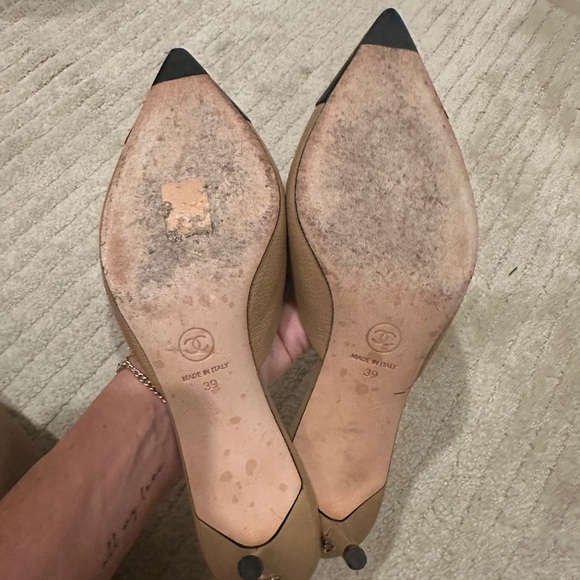 Chanel Two Tone Mules - Picture 6 of 8